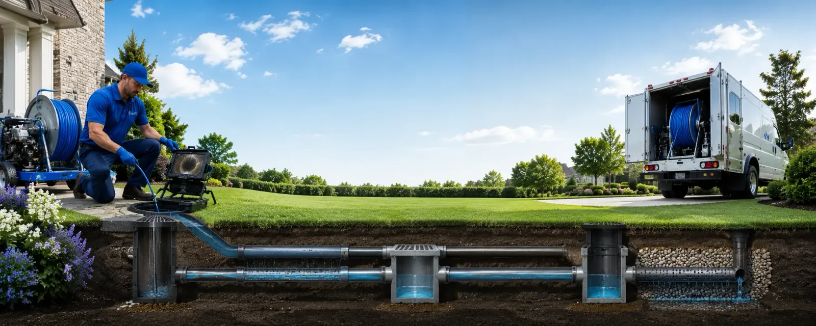 Outdoor drain cleaning information for Wendel, PA